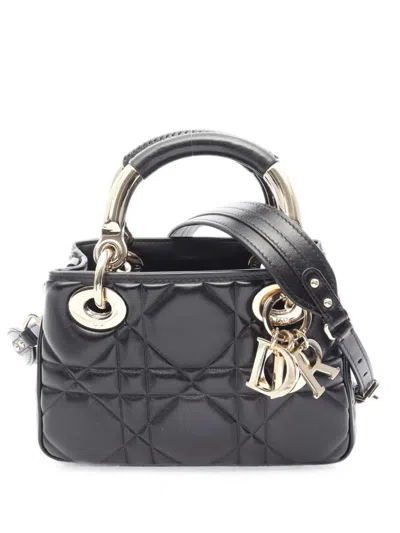 Dior 2010s Lady 95.22 Mini Tote Bag In Pattern