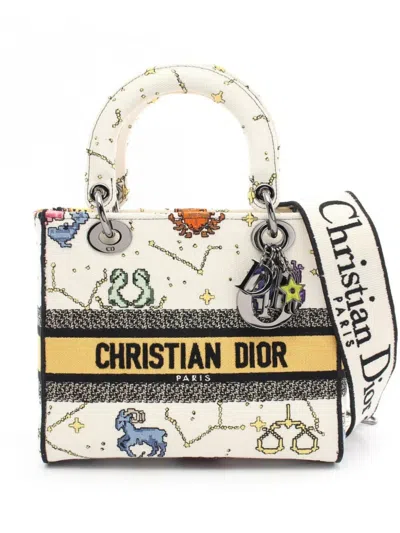 Pre-owned Dior 2010s Lady D-lite Handbag In 白色