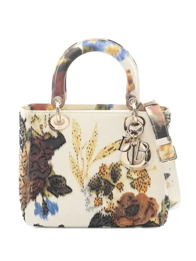 Pre-owned Dior 2010s Lady  Tote Bag In Neutral