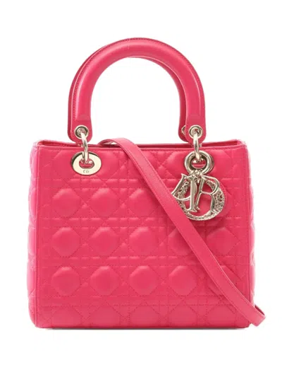 Pre-owned Dior 2010s Lady  Two-way Handbag In Pink