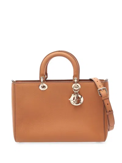 Pre-owned Dior 2010s Lady D-sire Handbag In Brown