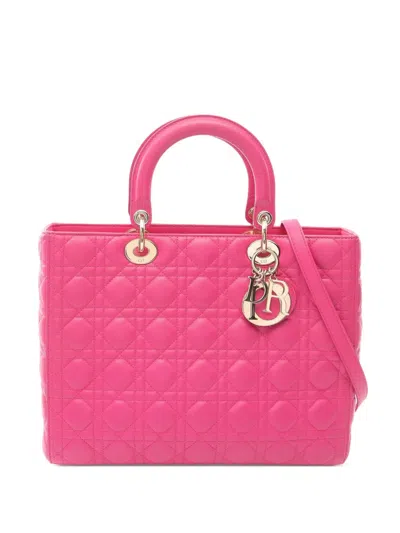 Pre-owned Dior 2010s Large Lady  Handbag