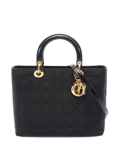 Pre-owned Dior 2010s Large Lady  Two-way Handbag
