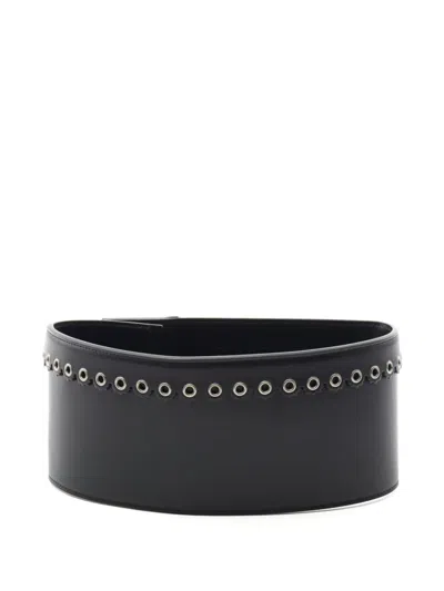 Pre-owned Dior 2010s Leather Belt In Black