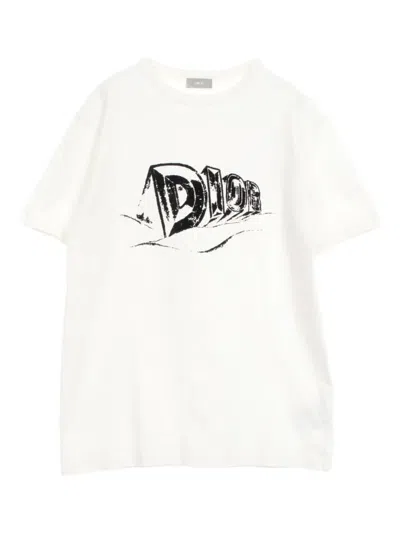 Pre-owned Dior 2010s Logo-print T-shirt In White