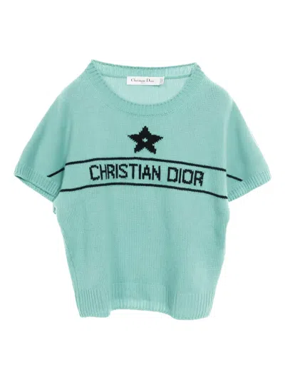 Pre-owned Dior 2010s Logo Short-sleeve T-shirt In Blue