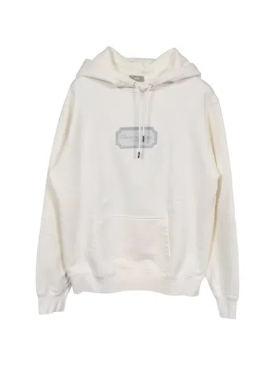 Pre-owned Dior 2010s Logo-embroidered Hoodie In White