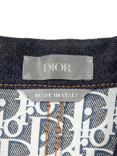 Pre-owned Dior 2010s Long-sleeve Denim Jacket In Blue