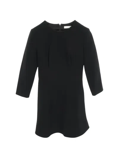 Pre-owned Dior 2010s Long-sleeved Mini Dress In Black