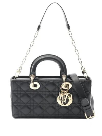 Pre-owned Dior 2010s Medium Lady D-joy Two-way Handbag