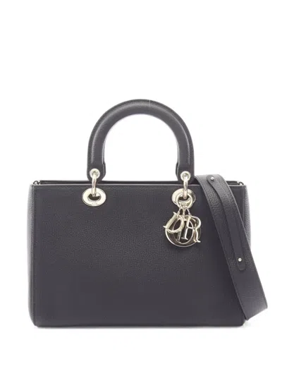 Pre-owned Dior 2010s Medium Lady D-sire Tote Bag In ブラック