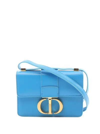 Pre-owned Dior 2010s Montaigne 30 Handbag In Blue