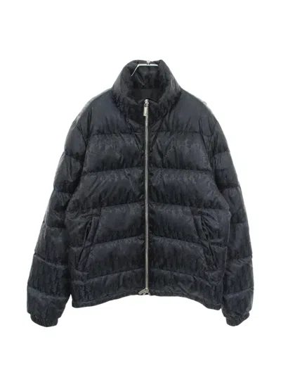 Pre-owned Dior 2010s Oblique Jacquard Jacket In Blue