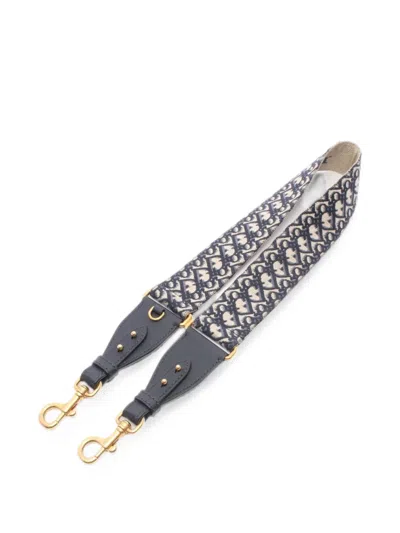 Pre-owned Dior 2010s Oblique Shoulder Strap In Neutrals