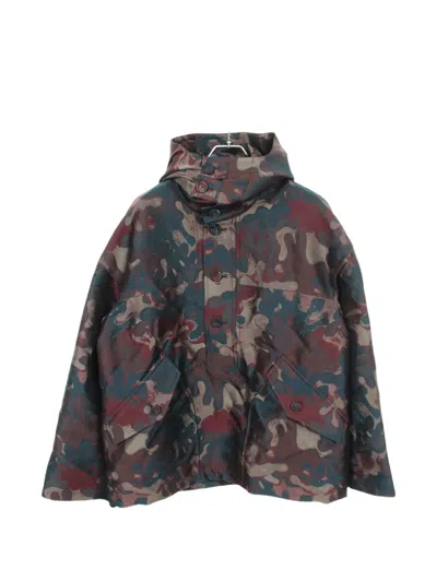 Pre-owned Dior 2010s Peter Doig Hooded Jacket In 蓝色