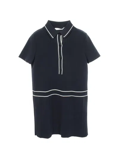 Pre-owned Dior 2010s Pleated Mini Dress In Blue