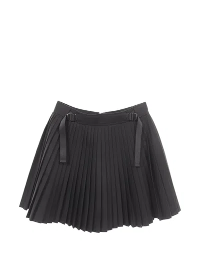 Pre-owned Dior 2010s Pleated Mini Skirt In Black