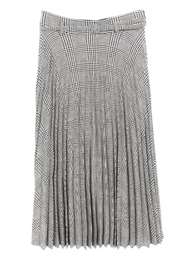 Pre-owned Dior 2010s Pleated Skirt In White