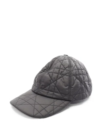 Pre-owned Dior 2010s Quilting Cap In Black