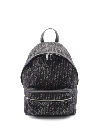 Pre-owned Dior 2010s Rider Backpack In Blue