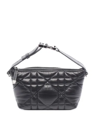 Pre-owned Dior 2010s Small Travel Shoulder Bag In Black