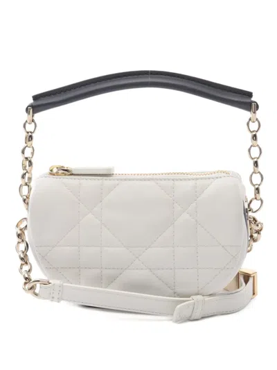 Pre-owned Dior 2010s Small Vibe Two-way Handbag In White