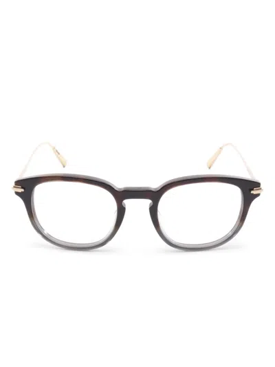 Pre-owned Dior 2010s Square-frame Glasses In Brown