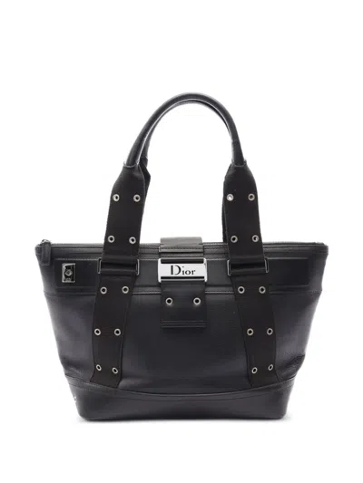 Dior 2010s Street Chic Tote Bag In Black
