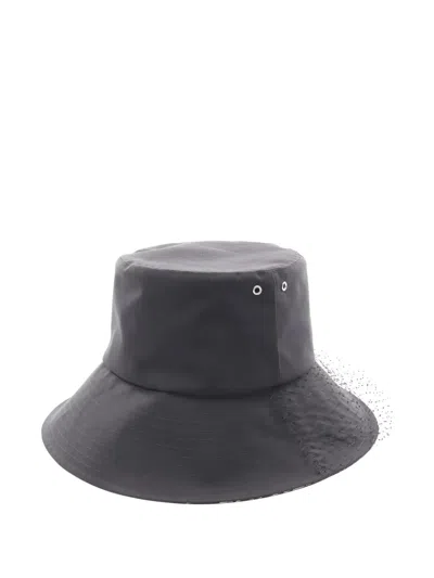 Pre-owned Dior 2010s Teddy-d Tulle Bucket Hat In Black
