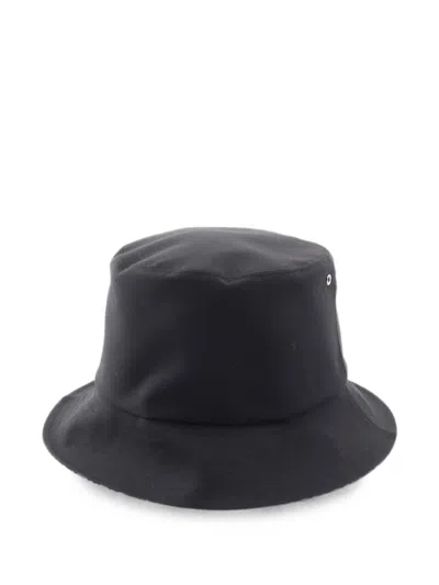 Pre-owned Dior 2010s Teddy-d Oblique Bucket Hat In Black