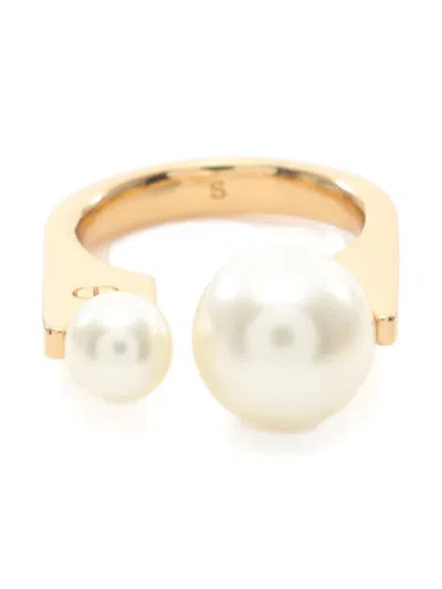 Pre-owned Dior 2010s Tribales New Look Ring In Gold