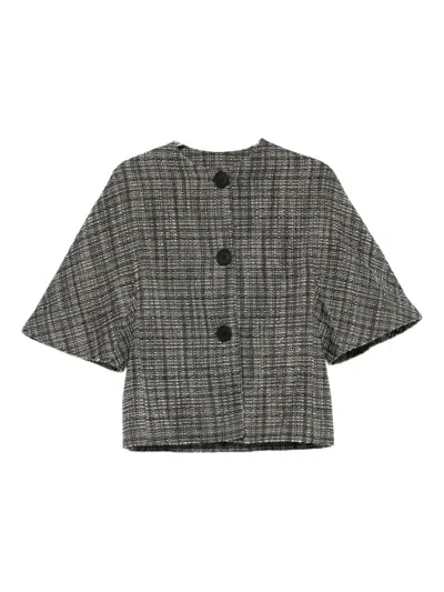 Pre-owned Dior 2010s Tweed Jacket In Black