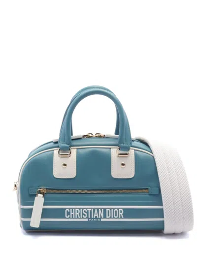 Pre-owned Dior 2010s Vibe Handbag In Blue