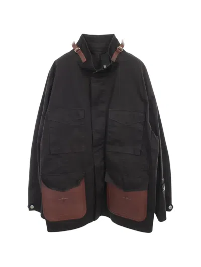 Pre-owned Dior 2010s X Stone Island Elbow-patch Jacket In Black