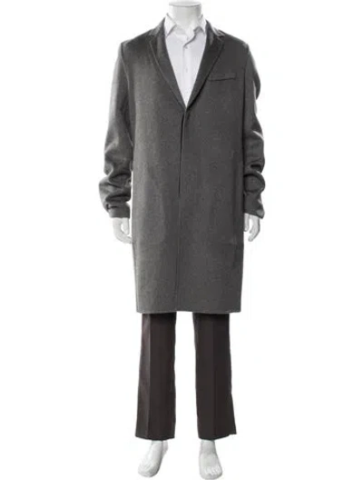 Pre-owned Dior 2011 Cashmere Coat In Gray