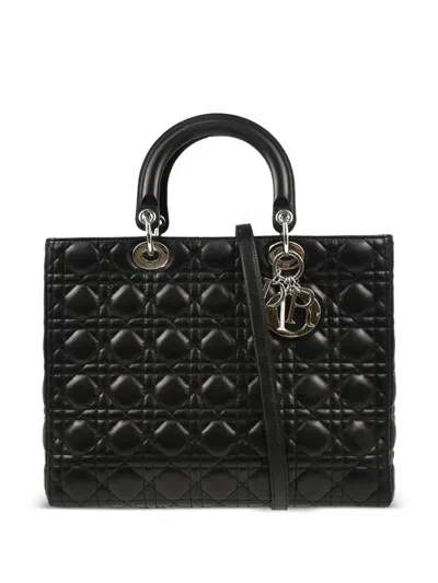 Pre-owned Dior 2011 Lady  Tote Bag In Black
