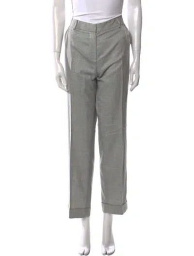Pre-owned Dior 2011 Straight Leg Pants In Gray