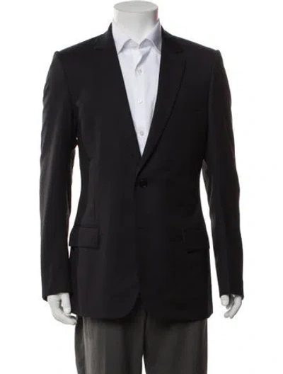 Pre-owned Dior 2011 Virgin Wool Blazer In Black