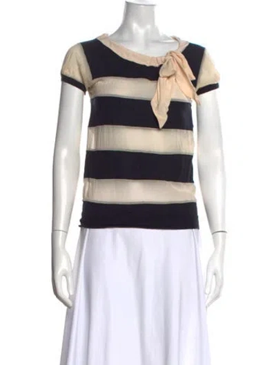 Pre-owned Dior 2011 Wool Top In Black