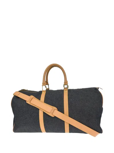 Pre-owned Dior 2011 Zip-fastening Duffle Bag In Blue