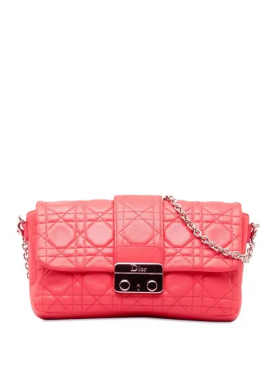 Pre-owned Dior 2012 Cannage Miss  Promenade Crossbody Bag In Pink