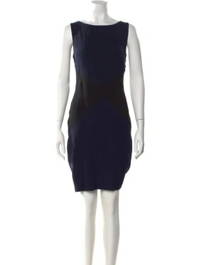 Pre-owned Dior 2012 Knee-length Dress In Blue
