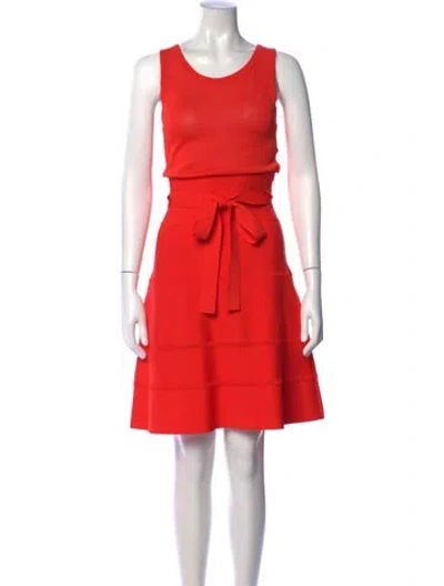 Pre-owned Dior 2012 Knee-length Dress In Red