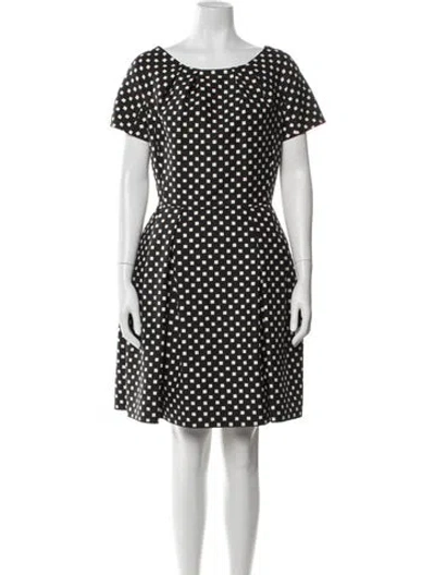 Pre-owned Dior 2012 Midi Length Dress In Black