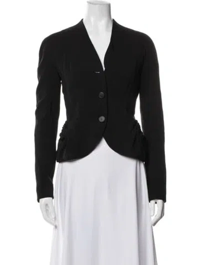 Pre-owned Dior 2012 Silk Blazer In Black