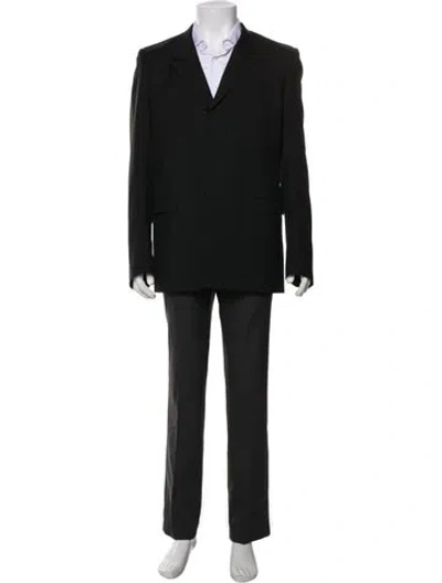 Pre-owned Dior 2012 Virgin Wool Blazer In Black