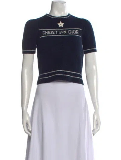 Pre-owned Dior 2012 Wool Sweater In Blue
