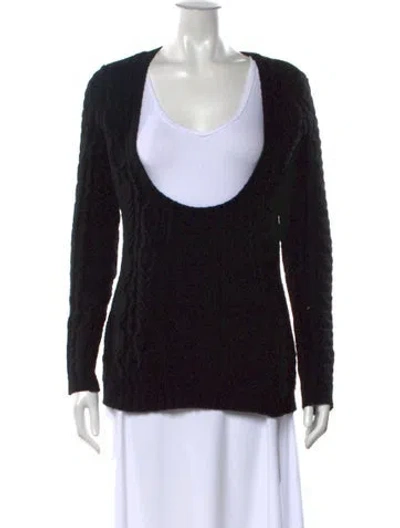 Pre-owned Dior 2013 Angora Sweater In Black