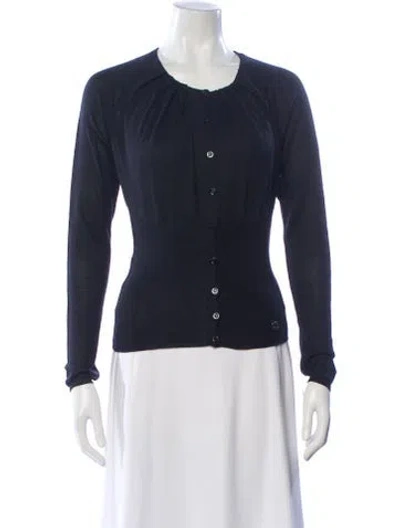 Pre-owned Dior 2013 Cashmere Sweater In Blue