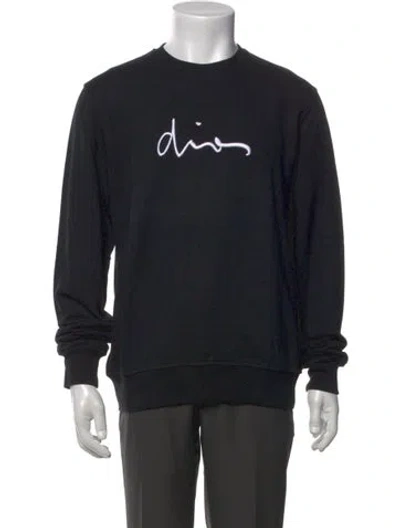 Pre-owned Dior 2013 Graphic Print Sweatshirt In Black